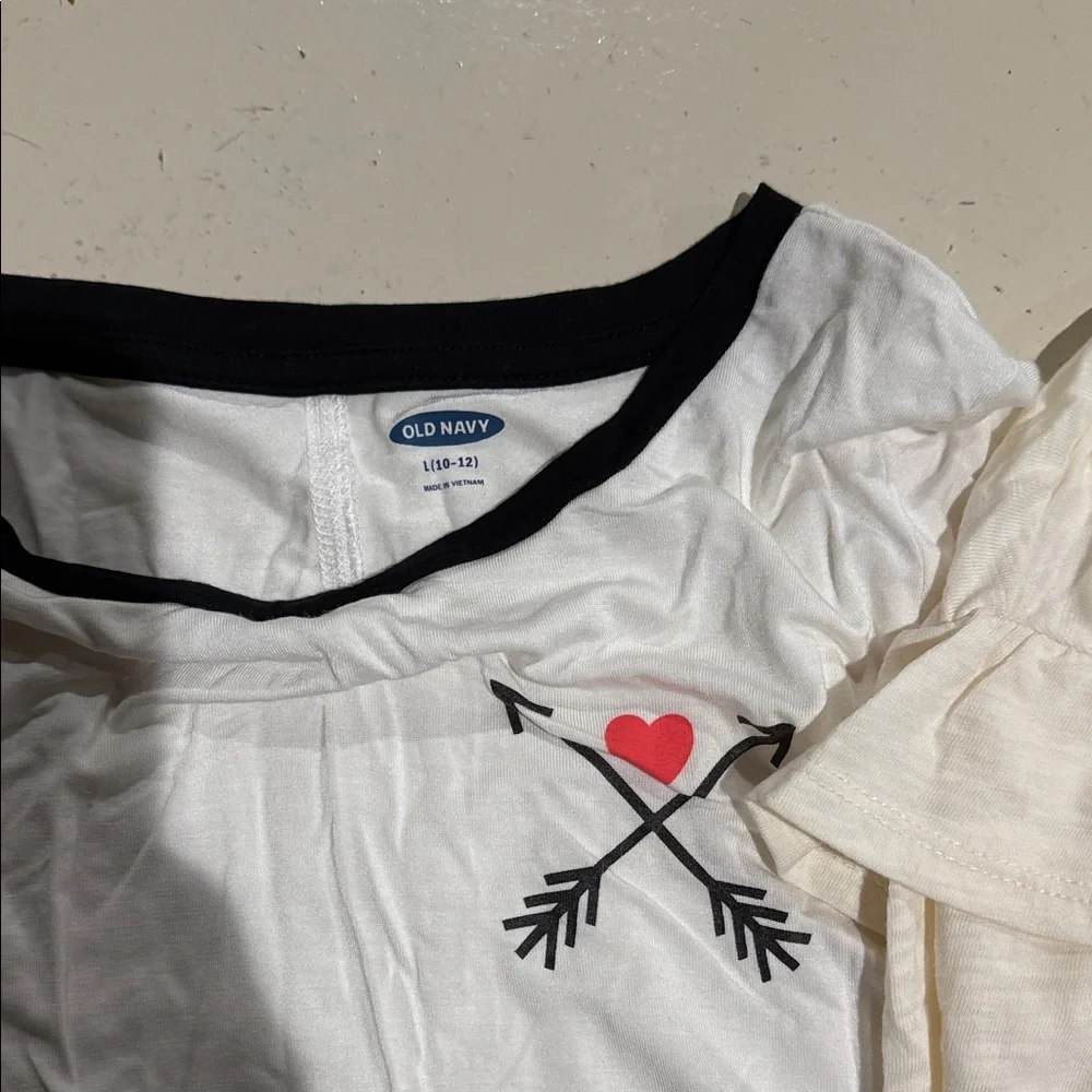 Gymboree Long Sleeve Tees - White, Pink, Red, Black
